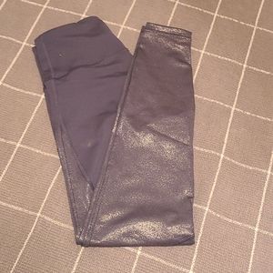 Metallic leggings